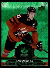 2022-23 UPPER DECK TEAM CANADA JUNIORS PRIDE PROGRAM GREEN FRENZY KAIDEN GUHLE