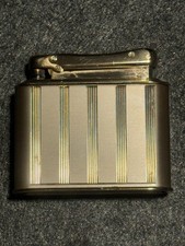 Sehr Schönes Vintage Tischfeuerzeug Benzinfeuerzeug Aus Messing mit Stein