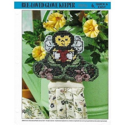 Bee-Loved Glove Keeper Plastic Canvas Pattern Annie's International Club