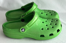 Crocs Classic Clogs Bright Green Women's 6 -7 Mens 4-5 Slip On Comfort Shoes