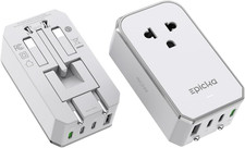 Air 40W Universal Travel Adapter PD QC with 1AC/3USB-C/1USB