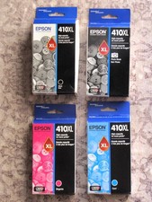EPSON 410XL 4-PACK Black/Photo Black/Cyan/Magenta Ink Cartridges