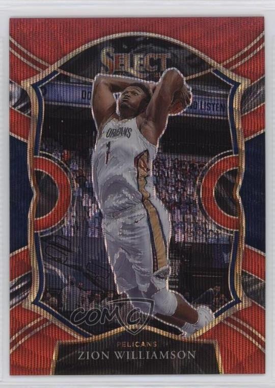 2020-21 Panini Select Concourse Red Wave Prizm Zion Williamson #1 1p66