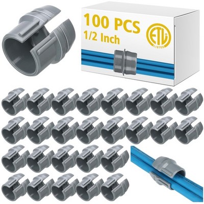 Copkim 100 Pcs 1/2 Inch Non-Metallic Cable Inch, as picture shown 