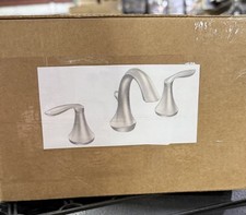 MOEN Eva 8 in. Widespread Faucet Trim Kit Nickel Valve Not Included