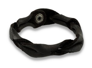 Zeckos Brown Braided Leather Bracelet