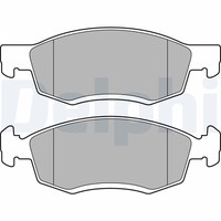 Delphi LP2137 Bremsbelagsatz, Scheibenbremse FüR Chevrolet,Dacia, Lada , Renault