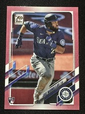 2021 Topps #516 Jose Marmolejos Mother's Day Pink /50 Mariners RC Rookie