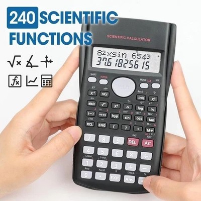 WISSENSCHAFTLICHER TASCHENRECHNER ELEKTRONISCHES BÜRO 12-STELLIG SCHULPRÜFUNG