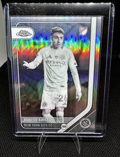 Topps Chrome MLS Agustin Ojeda New York City FC Soccer Card #53 Pearl 05/30