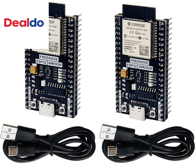 ESP32 Dev Board Kit (2 Pack), Dual-Core 32-Bit 240 Mhz Microcontroller Developme