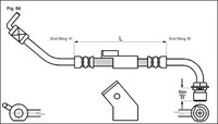 Metzger Bremsschlauch 4112334 FüR Ford, Vorderachse Links