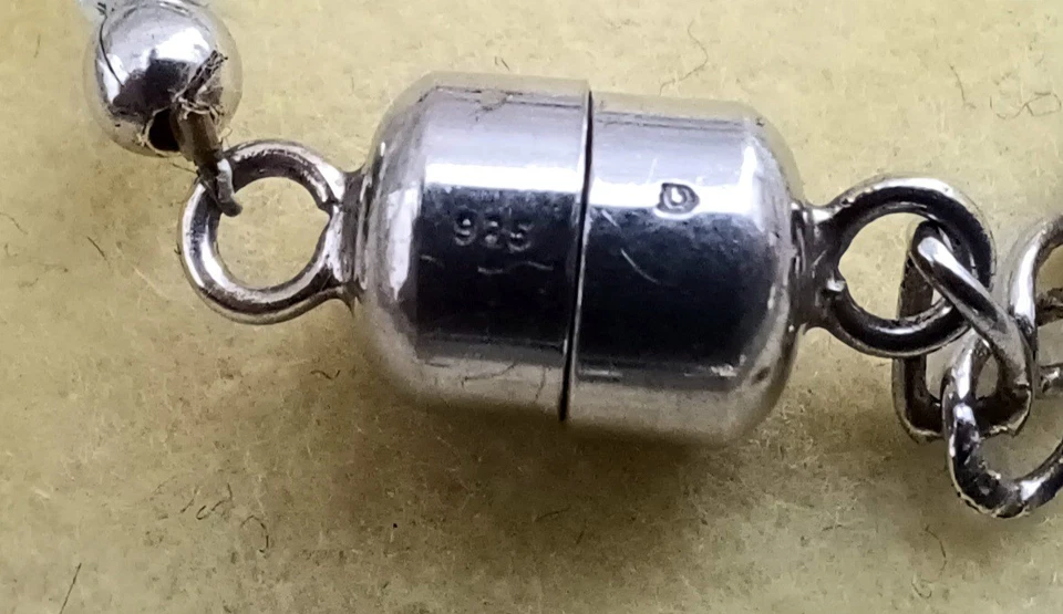 Комплект в синий 3 X драгоценных камней ожерелье из чистого серебра аквамарин апатит - Изображение 3 из 4