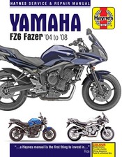 Yamaha FZ6 Fazer (2004-2008) Haynes Repair Manual