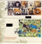 GB 2011  NATURAL WORLD STAMPS -  SHEET FDCS X2