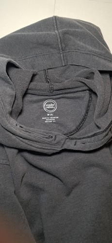 Wonder Nation Boys M 8 Gray Hooded Sweatshirt - Picture 3 of 5