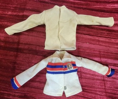 Vintage White Shirt/COAT BIONIC WOMAN +JACKET W/ Logo TOY TOYS CLOTHS