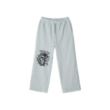 Spao x Attack on Titan Wide Grey Sweatpants Casual Fit