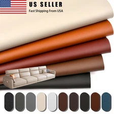 Self Adhesive Vinyl Faux Leather Fabric Repair Patch Kit for Car seat Sofas