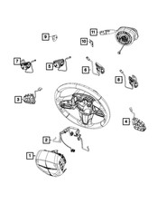 Genuine Mopar Paddle Up Switch 5RP88DX9AC