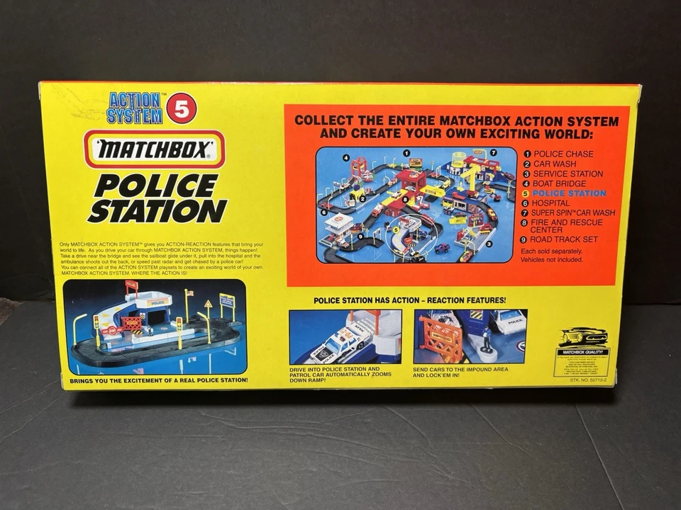 Juego Matchbox Action System Police Station, Nuevo, Precintado Foto 2 de 2