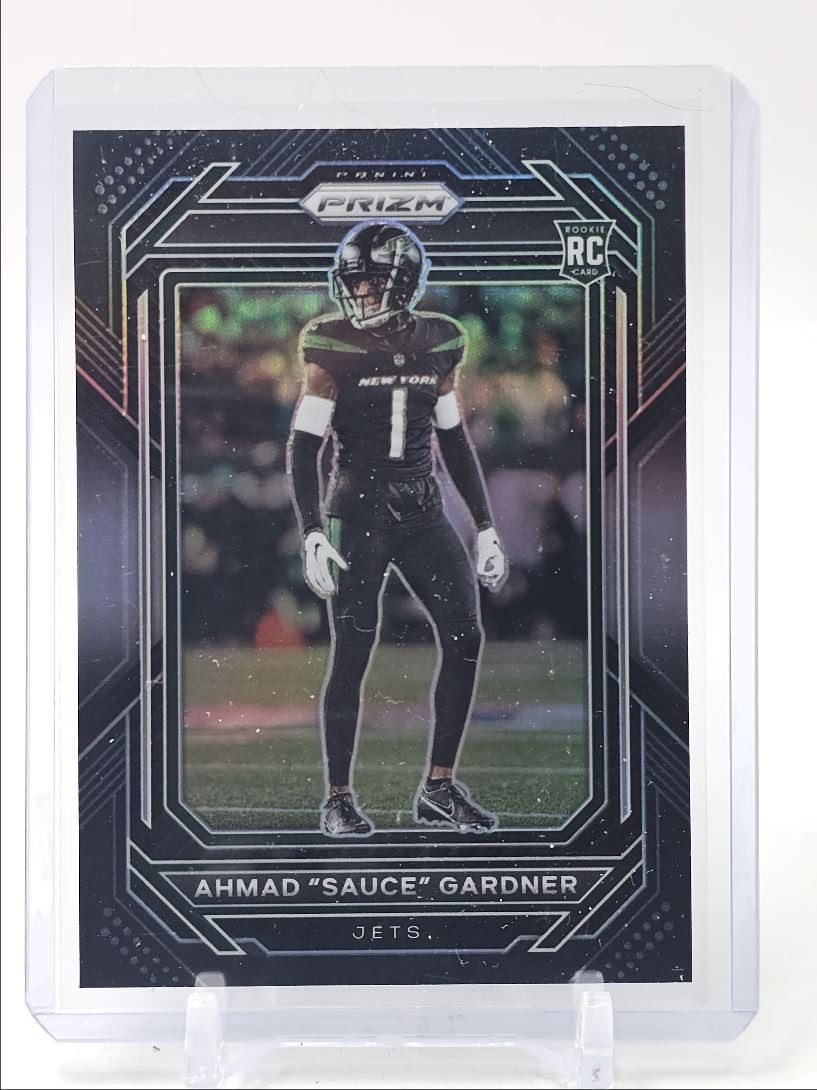 AHMAD "SAUCE" GARDNER 2022 CHRONICLES PRIZM BLACK ROOKIE SILVER RC Q5972