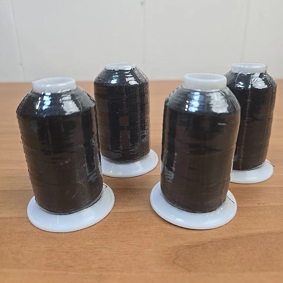 Gutermann Sewing Thread Miniking Set of 4 Overlocking Thread 1000M Col 010 Black - Image 2 of 3