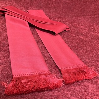 Catholic Priest Vestment Stole Red Holy Rood Vintage from Church Lot 151