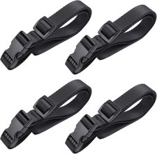 4 Pack Utility Straps Quick Release Adjustable Backpack Gear Strap 24"