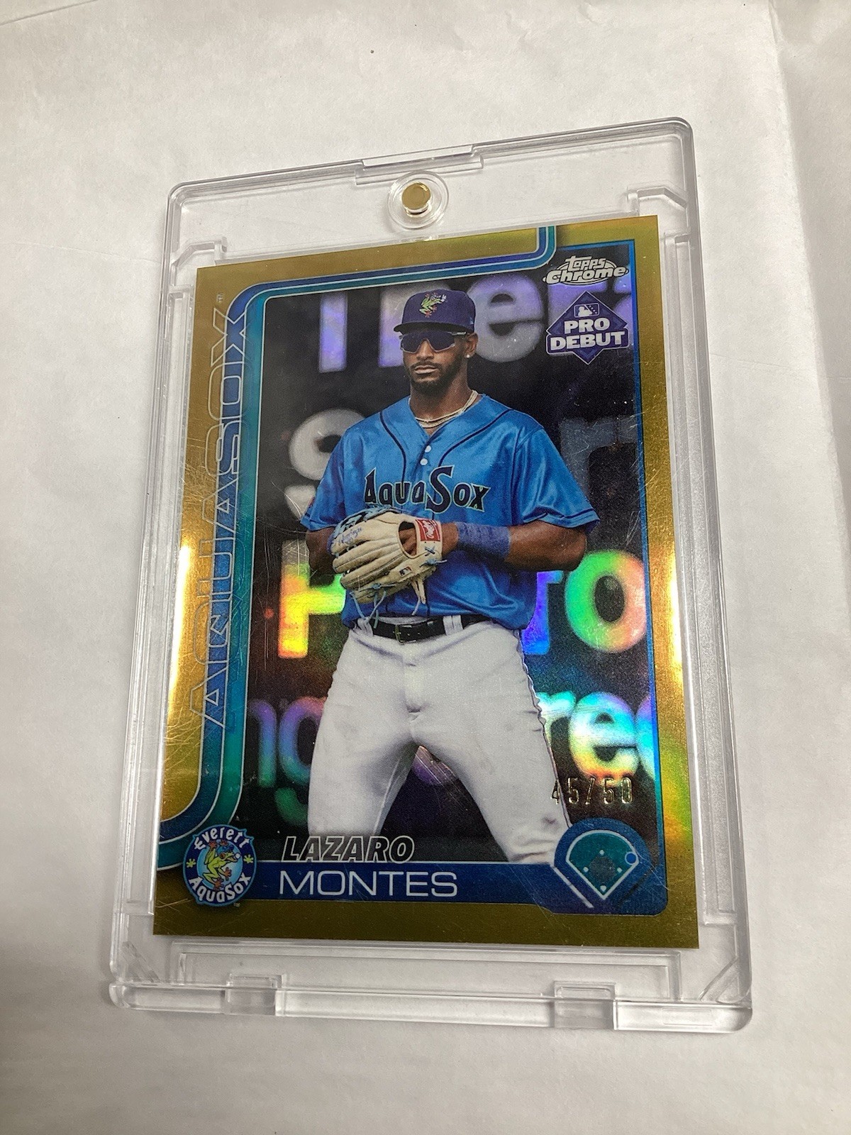 🔥  Topps 2025 Pro Debut Chrome Lazaro Montes #PDC-62  45 /50 🔥