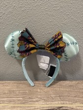 Disney Parks Nightmare Before Christmas Sally Minnie Mickey Mouse Ears Headband