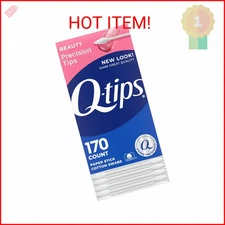 Q-Tips Cotton Swabs, Precision Tip, 170 Count