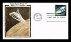 US COVER FUTURE MAIL TRANSPORTATION 45C AIR MAIL FDC COLORANO SILK CACHET