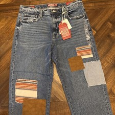 Lucky Legend Jeans Womens 12/31R Boy Mid Rise Relaxed Straight Lucky Brand Denim
