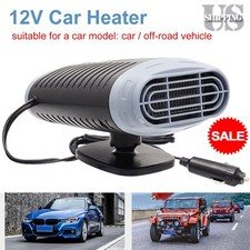 500W Car Heater Portable Electric Heating Fan Defogger Defroster Demister 12V