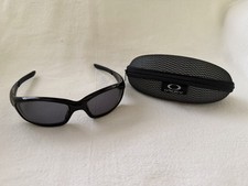 VTG 1998 Black Oakley Straight Jacket Sunglasses With Case Made In USA /Pristine
