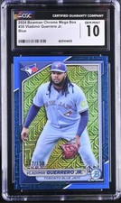 2024 Bowman Chrome #30 Vladimir Guerrero Jr. Blue Mojo /150 #50 CGC 10 BLue Jays