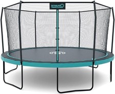 SKYWALKER TRAMPOLINES 12 x 12 FT Round Trampoline with Safety Enclosure Net