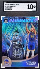 📈POP3 STEpHEN CURRY HOLO RAINMAKERS 📈 SGC 10 2019-20 DONRUSS OPTIC PRIZM + PSA