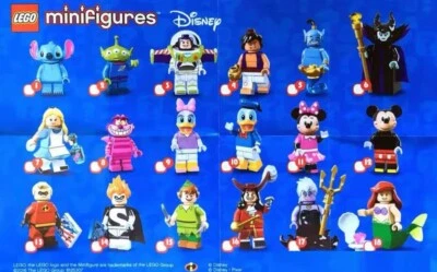LEGO 71012 Disney Series 1 – Complete Set of 18 Minifigures | New & Stock! - Image 1 of 3