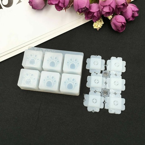 1* Bricolage Personnalisé Clavier Capuchon Moule Silicone Key Caps Moule Outil Ordinateur - Photo 9/14