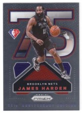 James Harden 2021-22 Panini Prizm NBA 75th Logo Retail #17 Nets