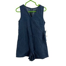 Harper Canyon Girls Lightweight Denim Romper Size 5 New