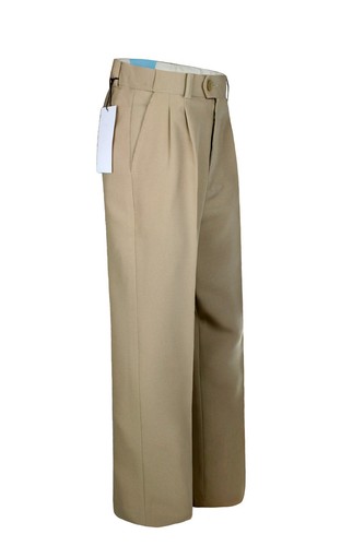 Boy Kid Formal School Uniform Pants Khaki Taupe Green Blue White Charcoal 2T-20 - Picture 18 of 38