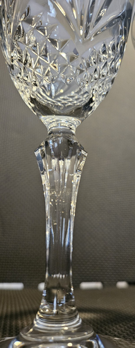 4 Vintage Salzburg Cristal de Flandre Wine Glasses Goblets Crystal 24% FREESHIP - Picture 11 of 21