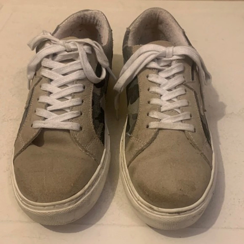 Zapatillas Steven New York Embellecidas Camufladas Para Mujer Gris Gamuza Talla 9.5 Foto 2 de 4