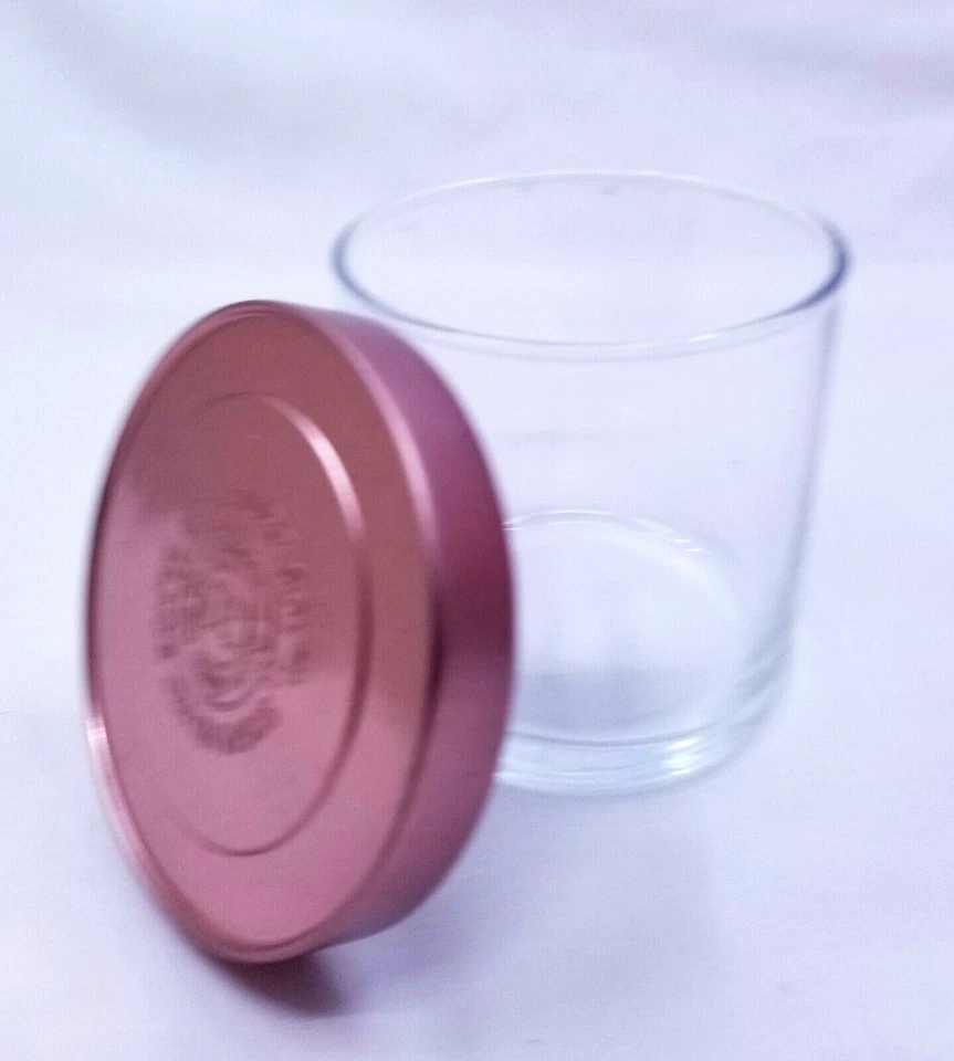 6 Unique Candle Project Jars: Glass, Metal, Ceramic & Lids, Signature Woodwick - Image 3 of 4