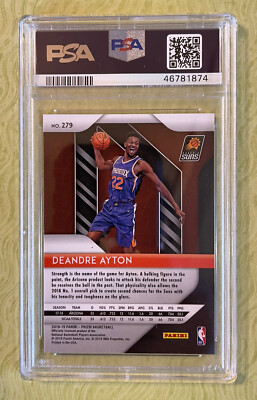 その他 2018 Panini Prizm Deandre ayton Psa10! 2018 Prizm DEANDRE AYTON Base Rookie PSA 10 GEM MINT SUNS | eBay