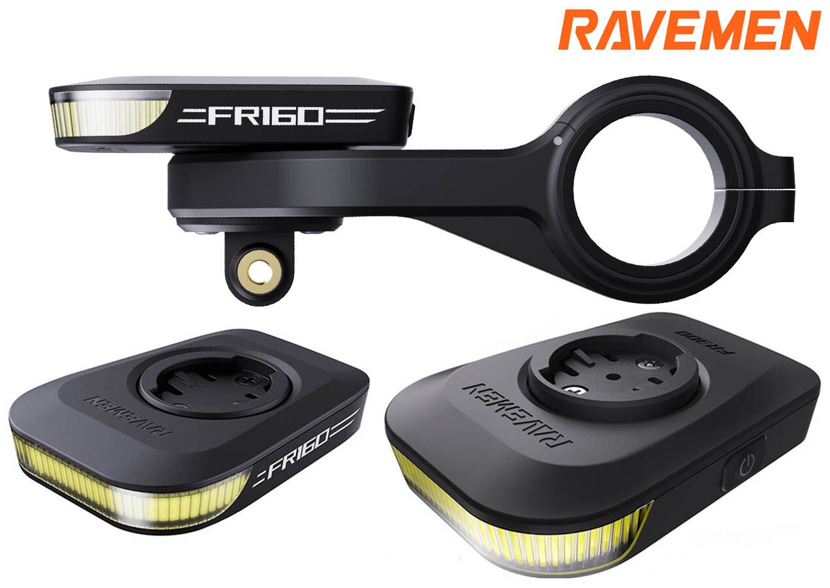 RAVEMEN Bike Out Front Light Mount For Garmin Upside-Down Bracket  FR300/FR160