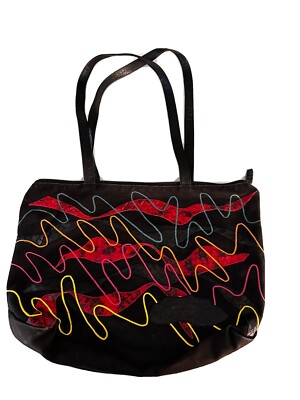 Carlos Falchi Canvas Tote Bag
